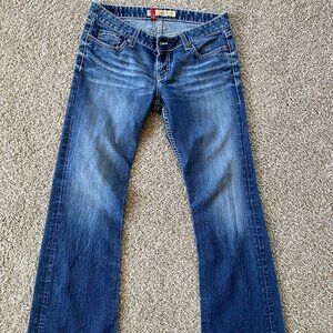 BKE Women's Jeans Stella 30 x 31 1/2 Dark Wash Flare